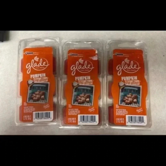 3 packs Glade scented wax melts - pumpkin pit stop - Picture 1 of 2